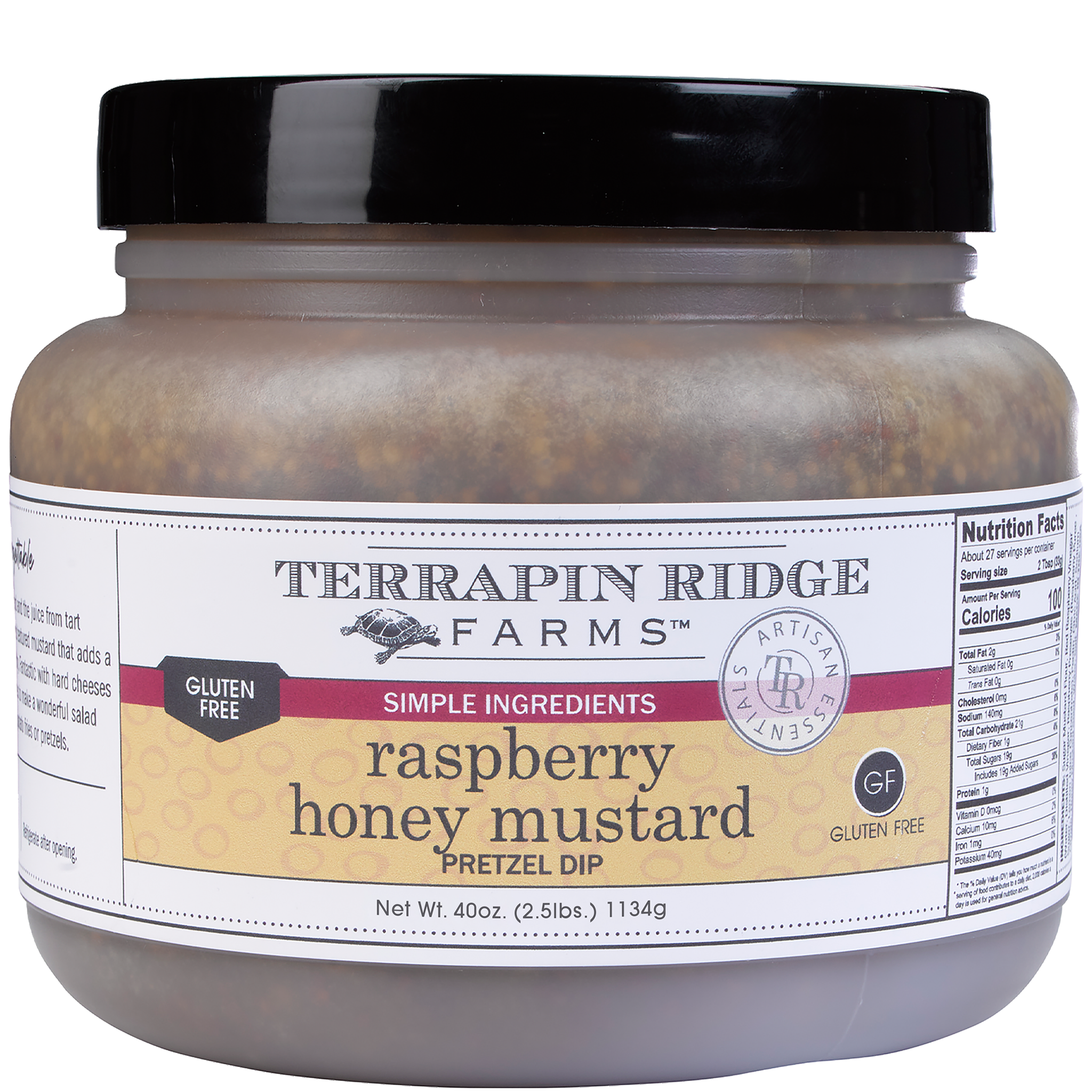 Raspberry Honey Mustard - Quart – Terrapin Ridge Farms