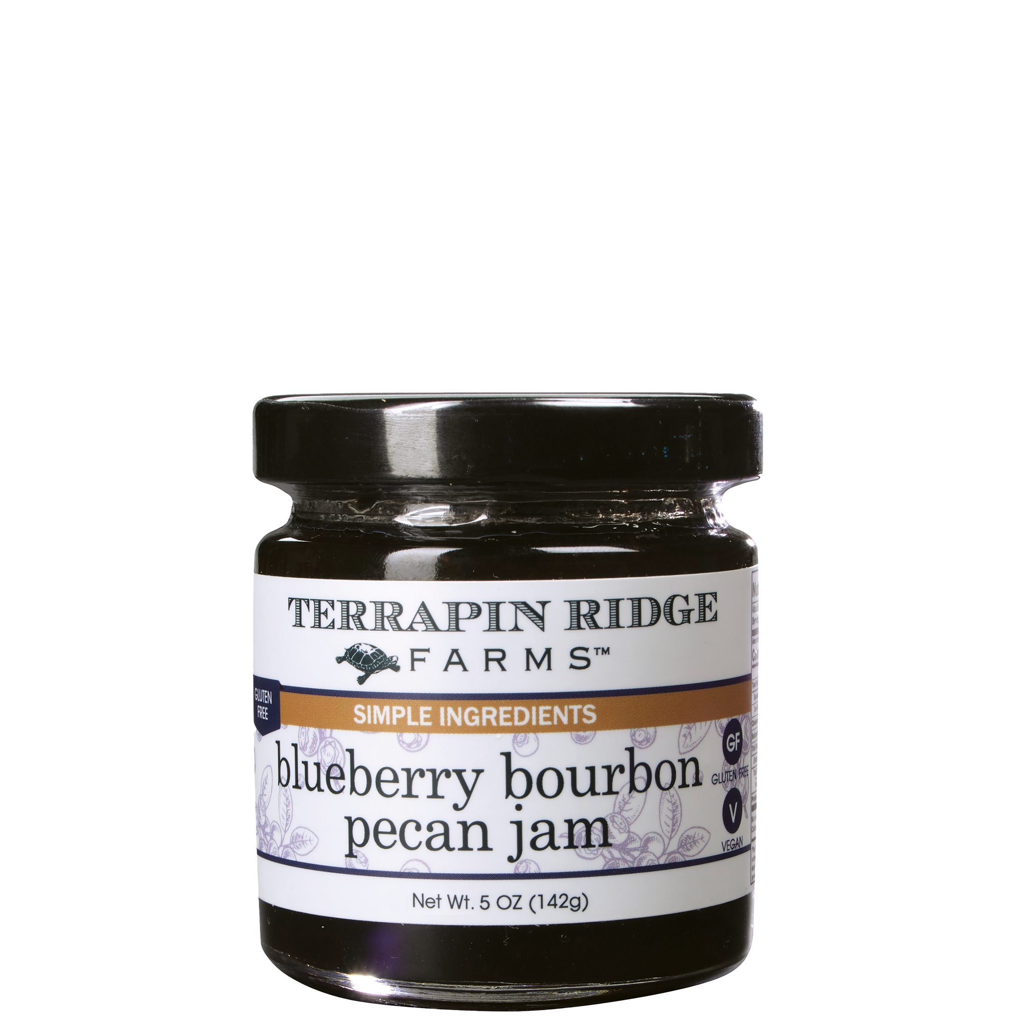 Blueberry Bourbon Pecan Jam - 5 oz – Terrapin Ridge Farms