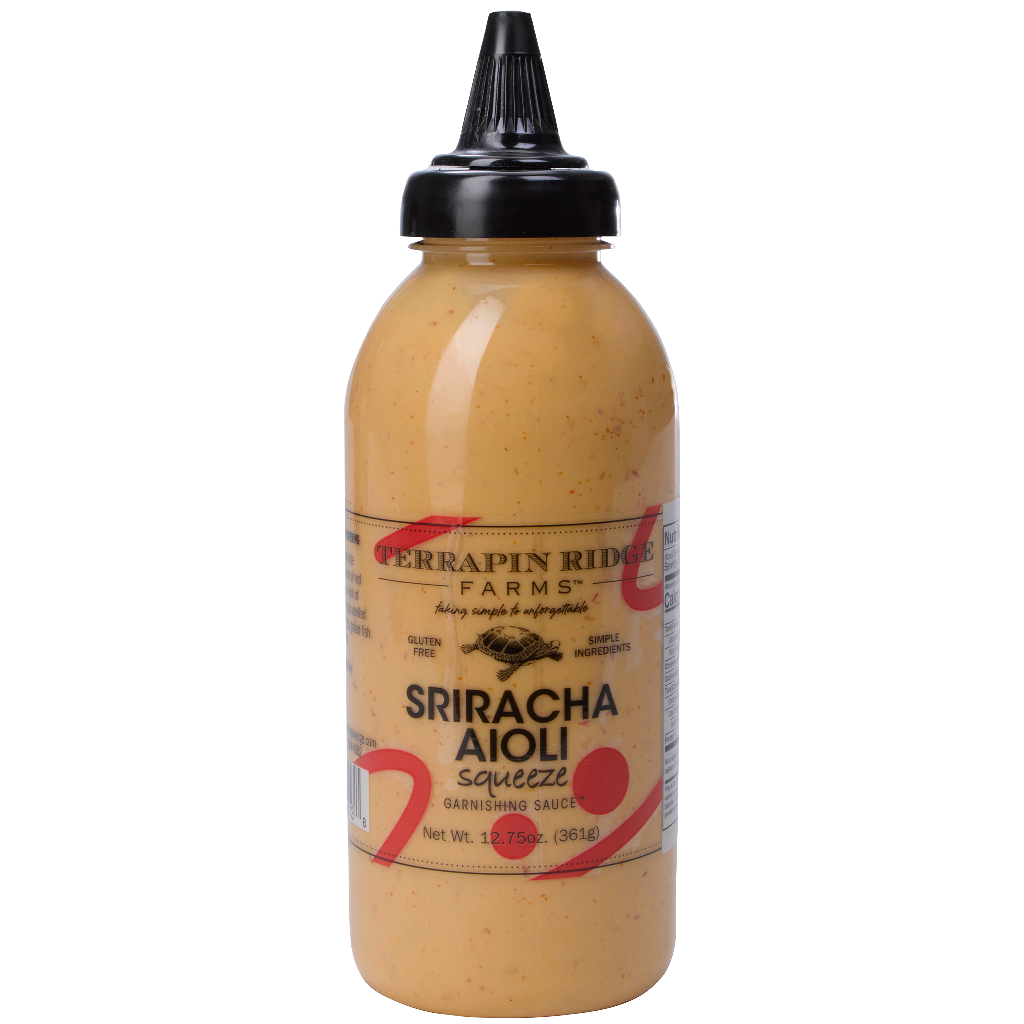 Sriracha Aioli Garnishing Squeeze - 12.75 oz – Terrapin Ridge Farms