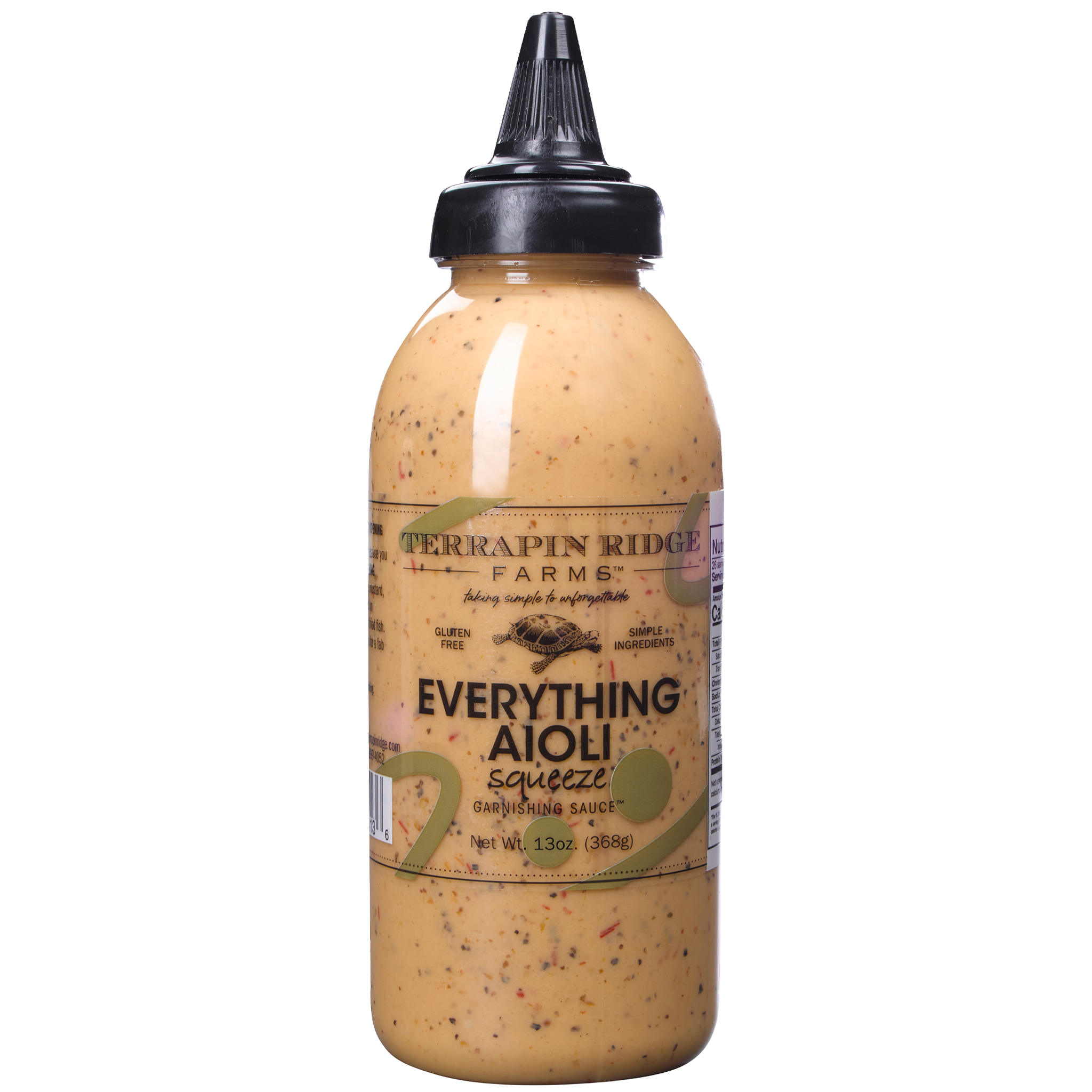 Everything Aioli Squeeze Garnishing Sauce - 13 oz – Terrapin Ridge