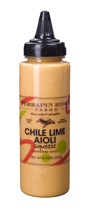 Chile Lime Aioli Squeeze Garnishing Sauce – Terrapin Ridge Farms