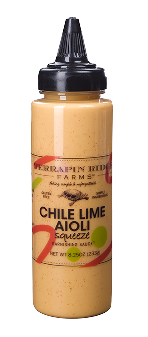 Chile Lime Aioli Squeeze Garnishing Sauce