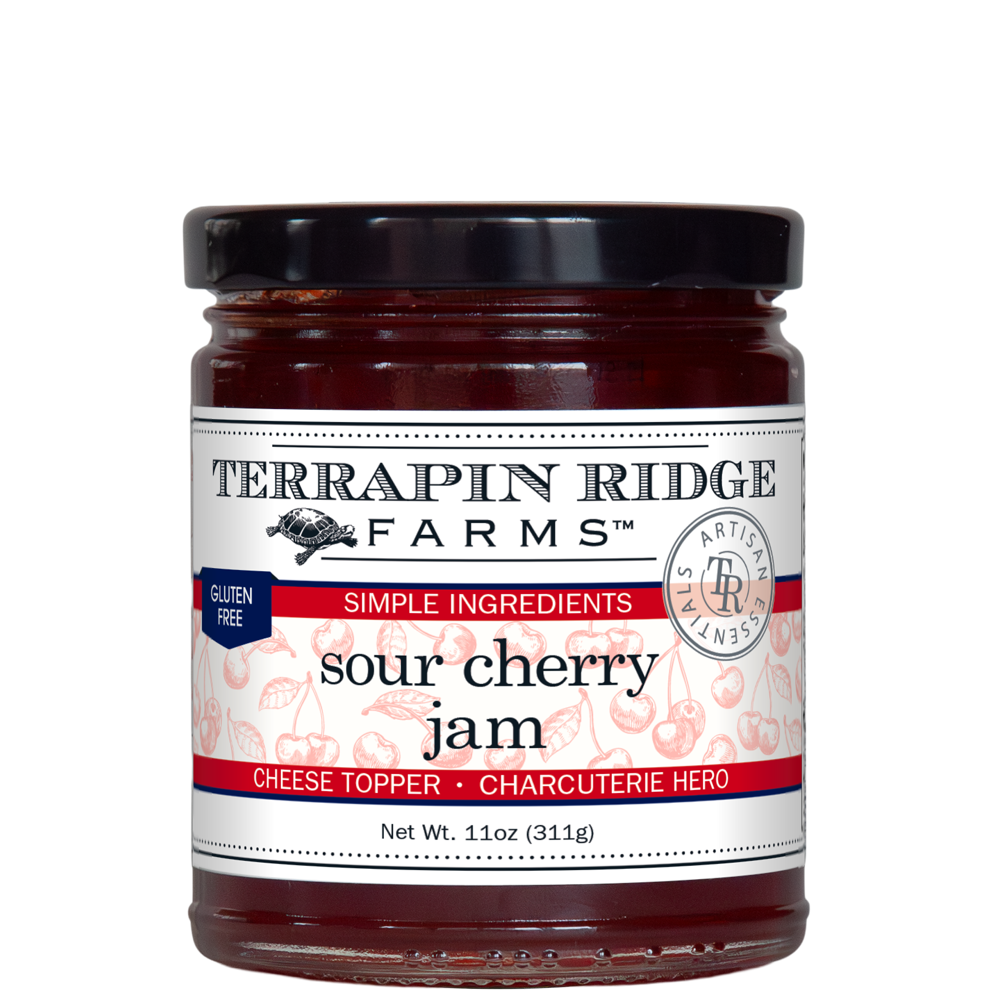 Sour Cherry Jam - Available to ship 6/26/26 – Terrapin Ridge Farms