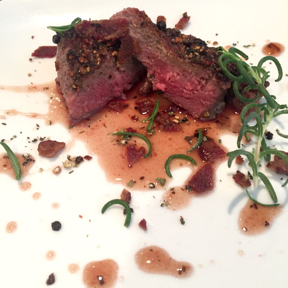 Terrapin Ridge Farms Tart Cherry, Apple and Rosemary Glazed Filet Mignon