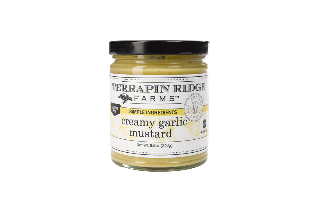Chicken Skewers with Terrapin Ridge Farms Creamy Garlic Mustard