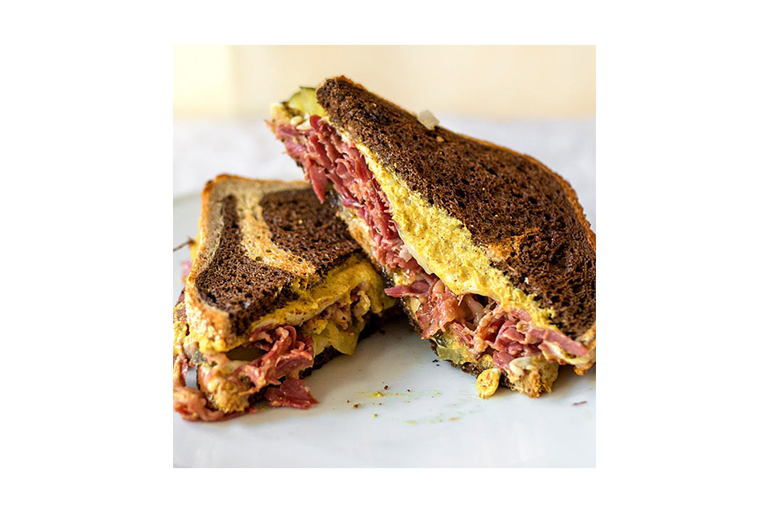 Leftover Corned Beef Sandwich