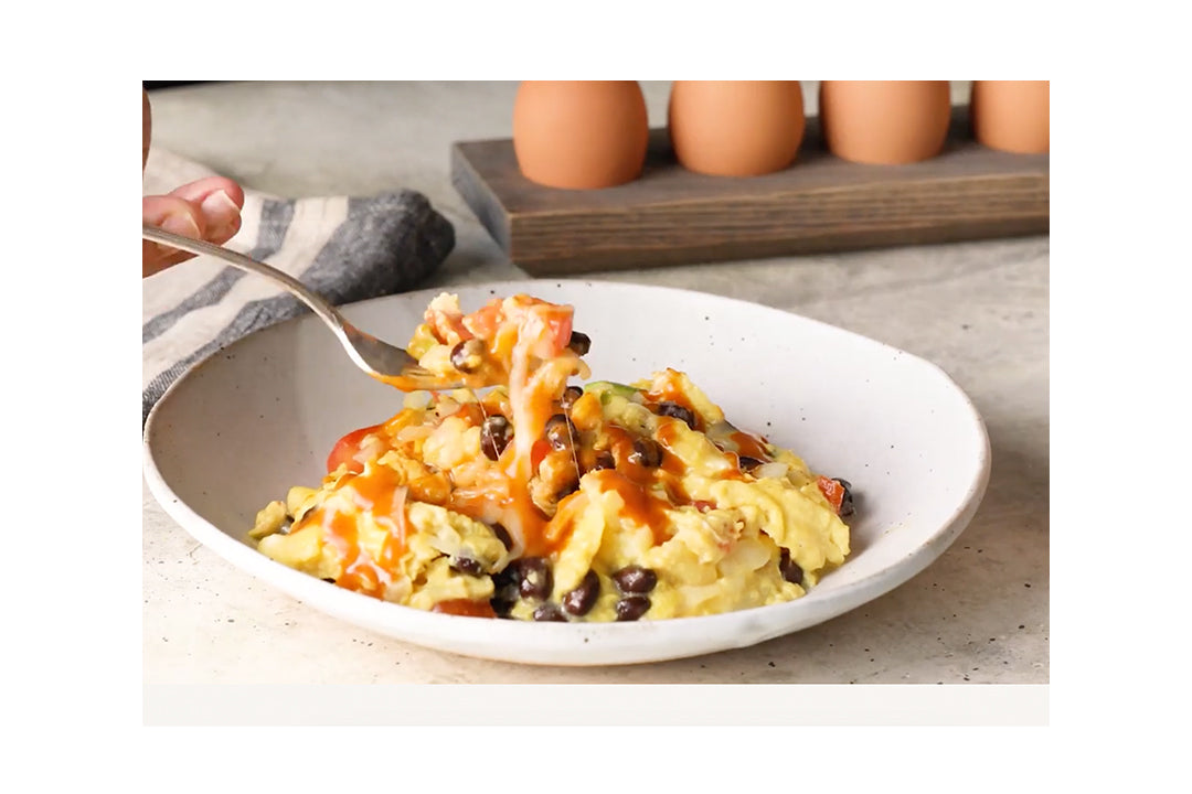 Huevos Rancheros Omelet with Spicy Chipotle