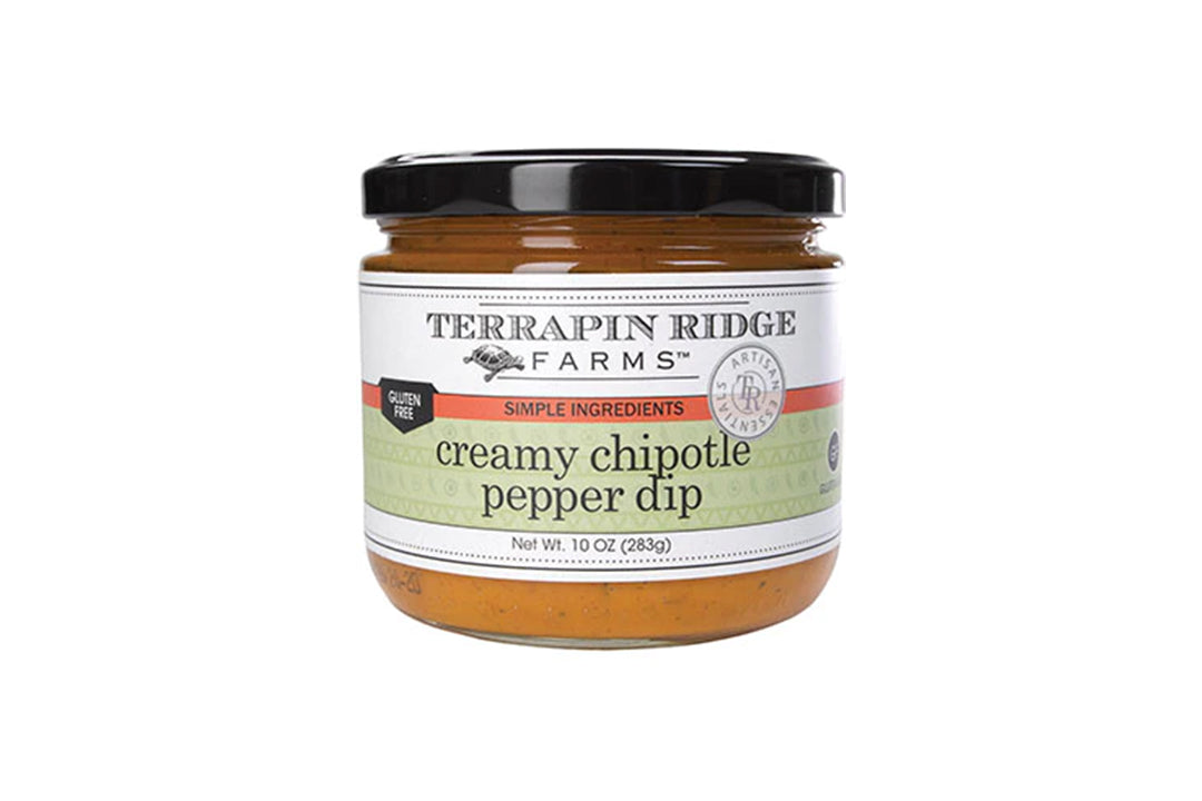 Creamy Chipotle Roasted Pepper Pinwheels with Terrapin Ridge Farms Creamy Chipotle Pepper Dip