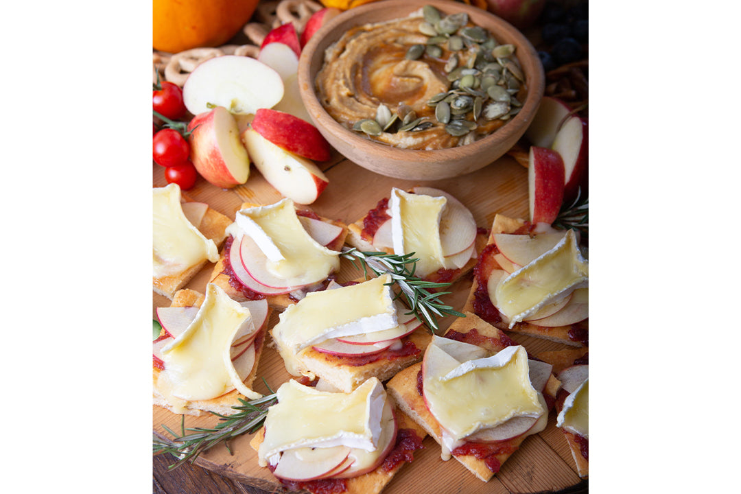 Cranberry Relish Brie Pizza with Terrapin Ridge Farms Cranberry Relish with Grand Marnier