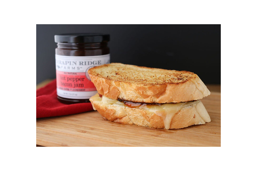 Bacon Jam Grilled Cheese with Terrapin Ridge Farms Hot Pepper Bacon Jam