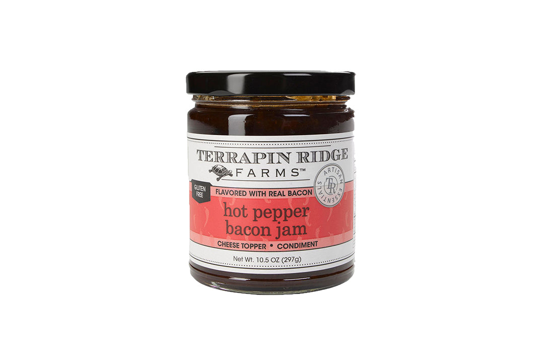 Hot Pepper Bacon Jam Cream Cheese Pastry Appetizer with Terrapin Ridge Farm’s Hot Pepper Bacon Jam