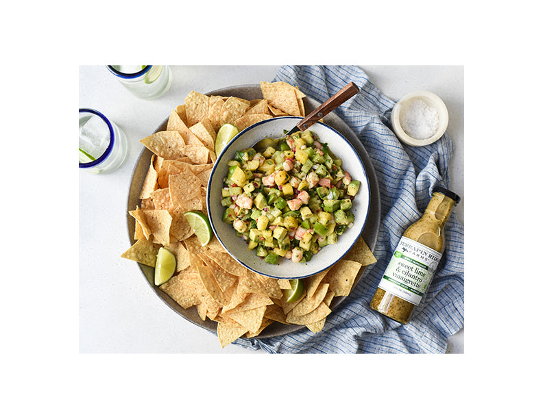 Chunky Shrimp, Pineapple and Avocado Salsa