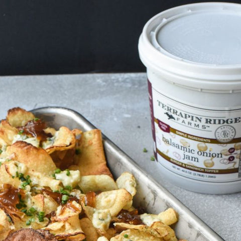 Balsamic Onion Jam Chippy Boys recipe