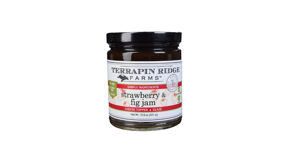 Terrapin Ridge Farms Strawberry and Fig Jam with toast 