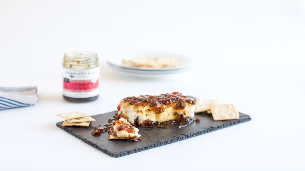 Hot Pepper Bacon Jam & Cream Cheese Spread