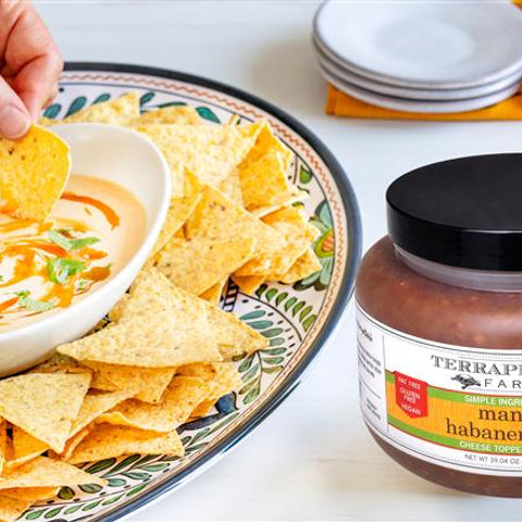 Queso Dip with Mango Habanero Jam recipe