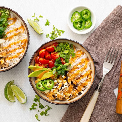 Southwestern Chicken Bowls with Spicy Chipotle recipe