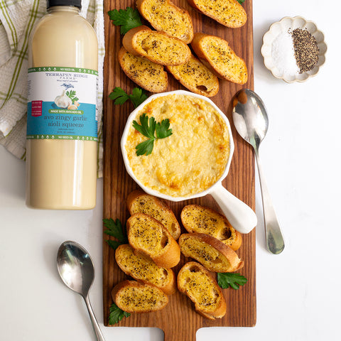 Artichoke Dip with Zingy Garlic Aioli recipe
