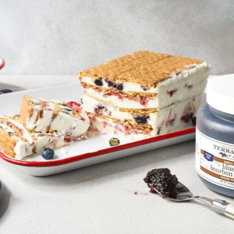 Icebox Cake - Red, White & Blueberry recipe