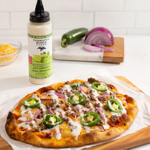 Southwest Cheeseburger Pizza recipe