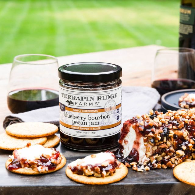 Blueberry Bourbon Pecan Jam - 2oz