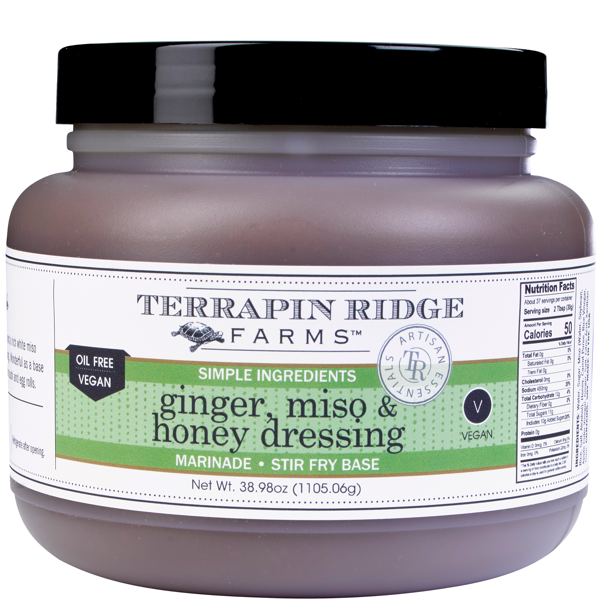 Ginger, Miso & Honey Dressing - Quart – Terrapin Ridge Farms