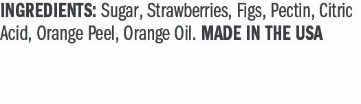 Ingredients for Strawberry and Fig Jam - Quart