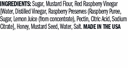 Ingredients for Raspberry Honey Mustard Pretzel Dip - 4.5 oz