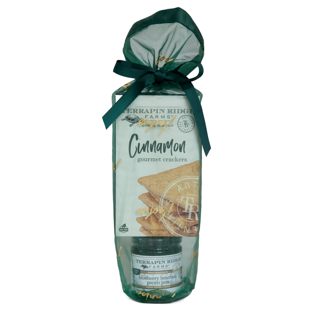 Holiday Grab and Go Giftset with Blueberry Bourbon Pecan Jam and