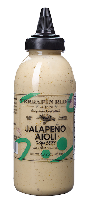 Jalapeno Aioli Squeeze Garnishing Sauce - 13.25 oz