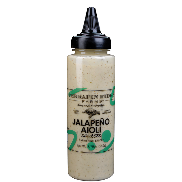 Jalapeno Aioli Squeeze Garnishing Sauce – Terrapin Ridge Farms