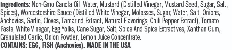 Ingredients for Everything Aioli Garnishing Squeeze - 8 oz
