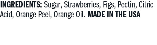 Ingredients for Strawberry & Fig Jam
