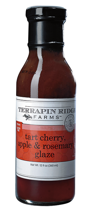 Tart Cherry, Apple and Rosemary Glaze