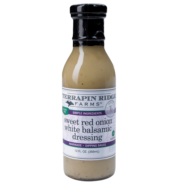 open lace back dress Sweet Red Onion White Balsamic Dressing – Terrapin Ridge Farms