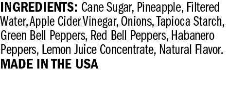 Ingredients for Pineapple Habanero Dip