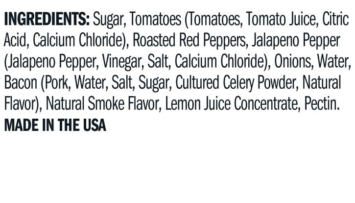 Ingredients for Bacon Pepper Dip