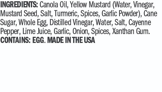Ingredients for Nashville Hot Spice Mustard