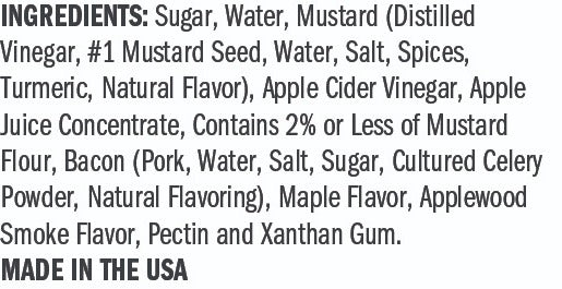 Ingredients for Smokey Maple Bacon Mustard