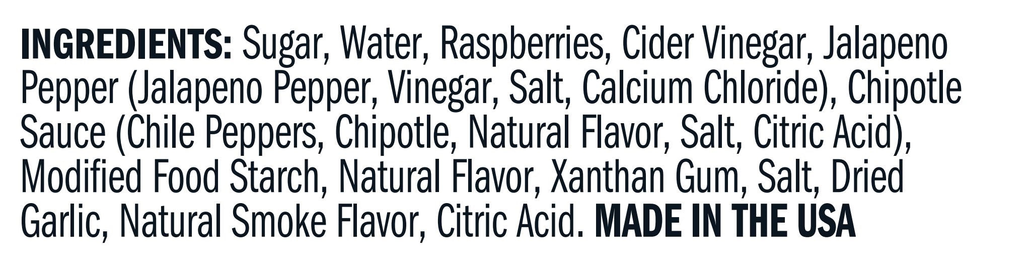 Ingredients for Raspberry Chipotle Sauce