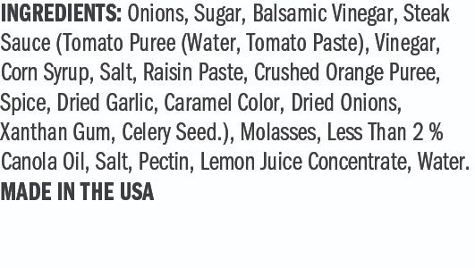 Ingredients for Balsamic Onion Jam