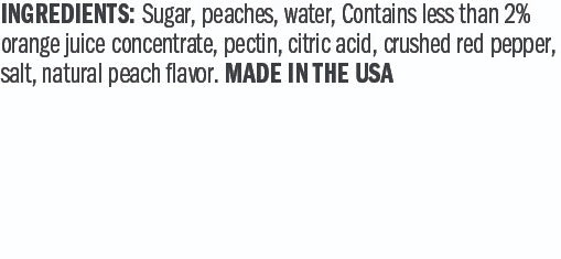 Ingredients for Hot Pepper Peach Jam