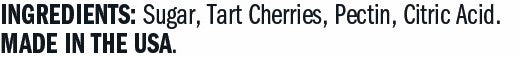Ingredients for Sour Cherry Jam - Available to ship 6/26/26