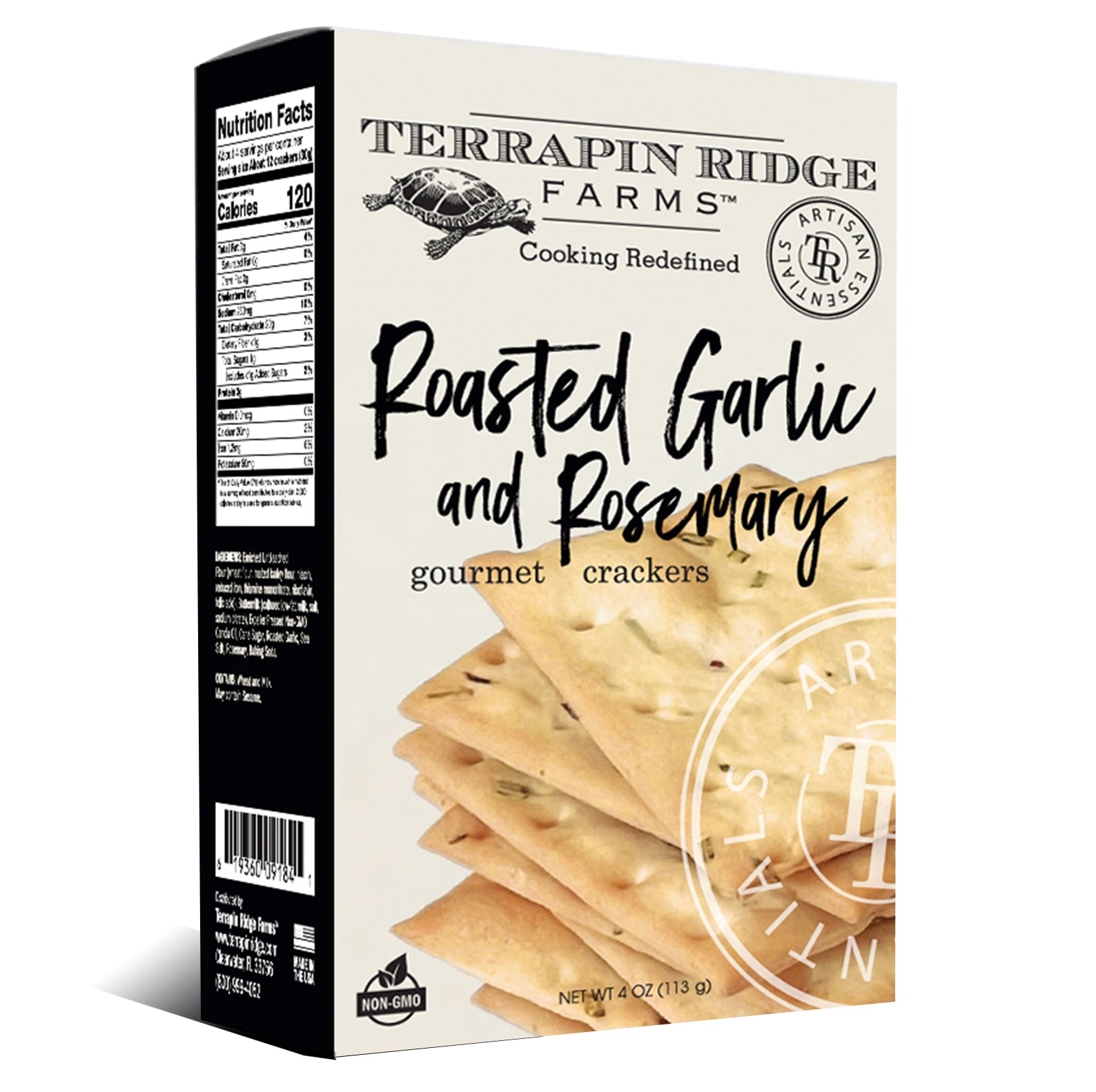 Roasted Garlic and Rosemary Crackers