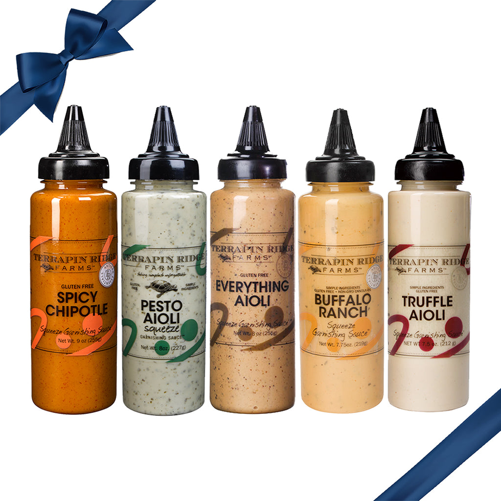 The Squeeze Bottle Sampler – Saratoga Garlic