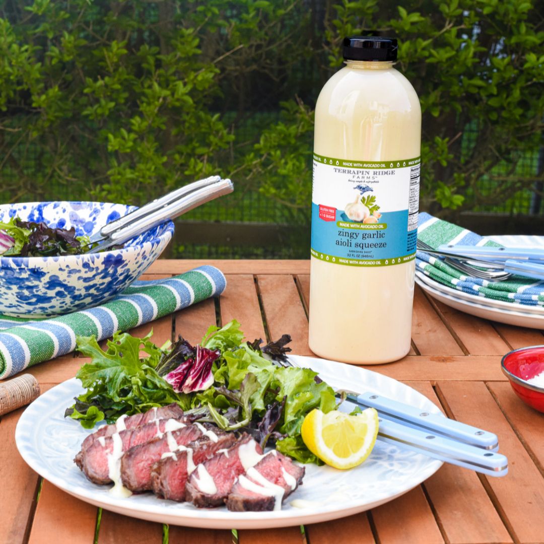 Avo Zingy Garlic Aioli Garnishing Squeeze - Quart – Terrapin Ridge
