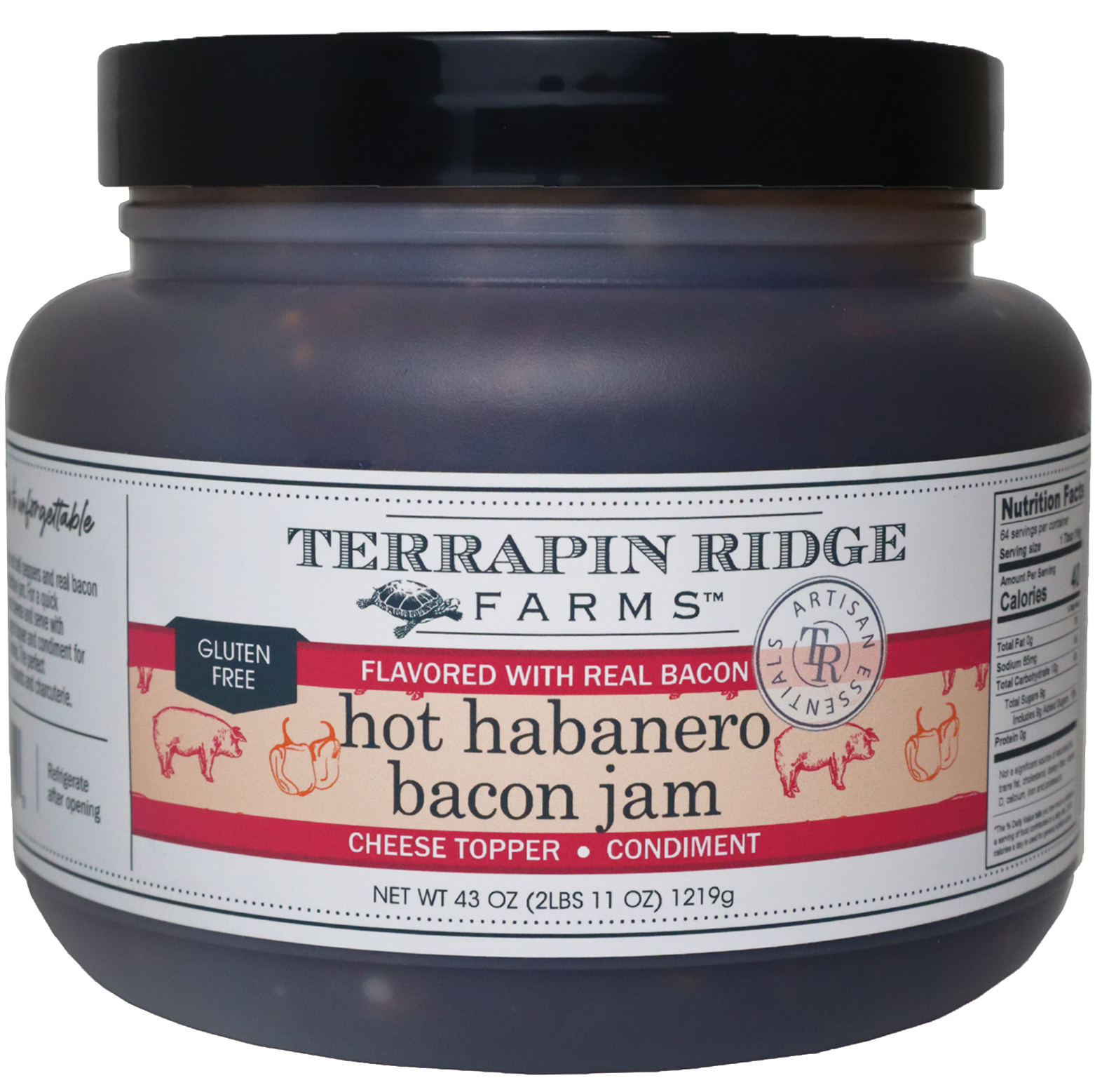 Hot Habanero Bacon Jam - Quart