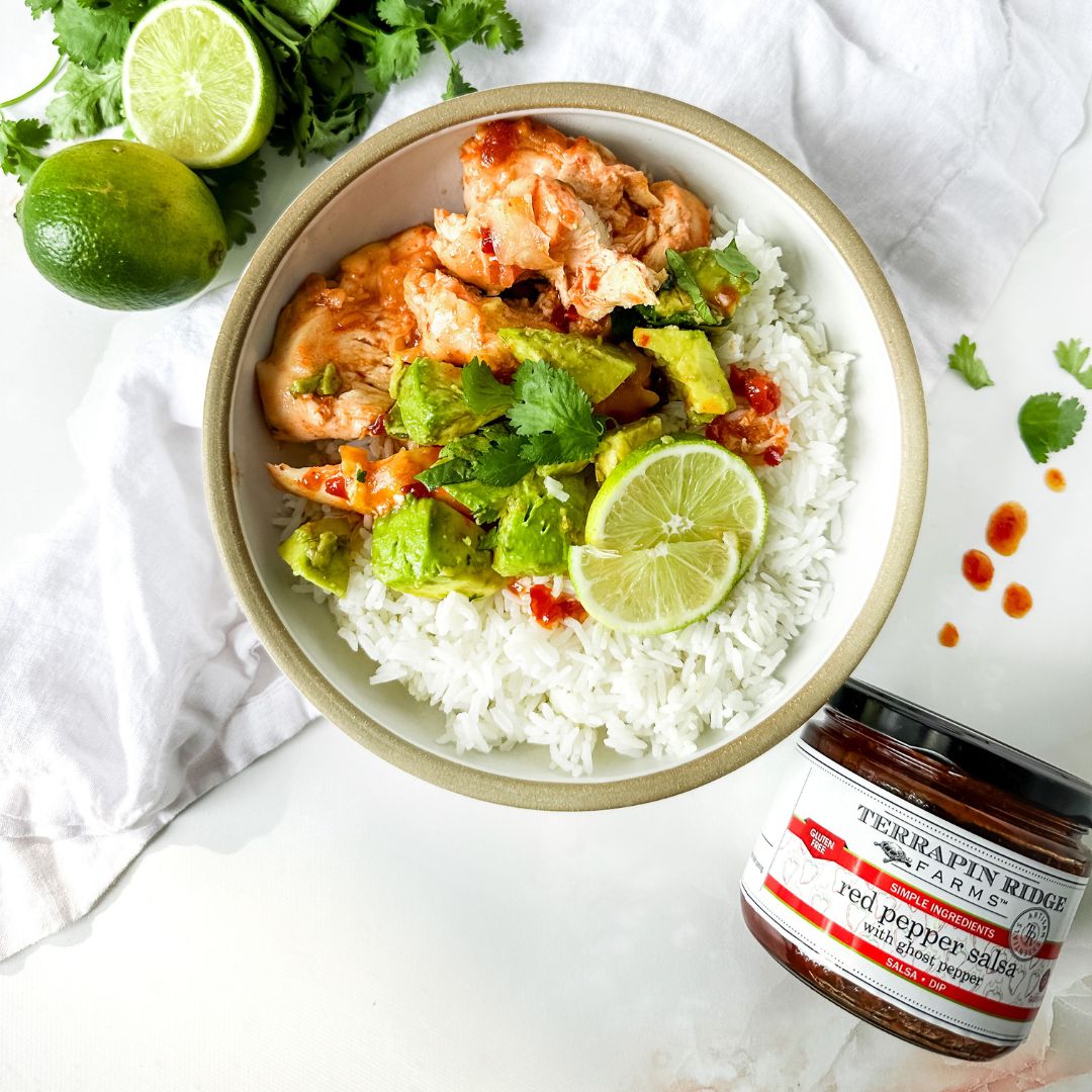 Red Pepper Salsa with Ghost Pepper