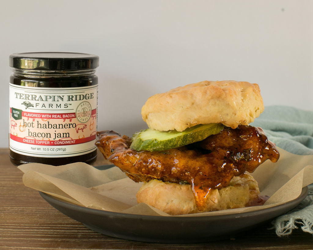 Hot Habanero Bacon Jam sandwich