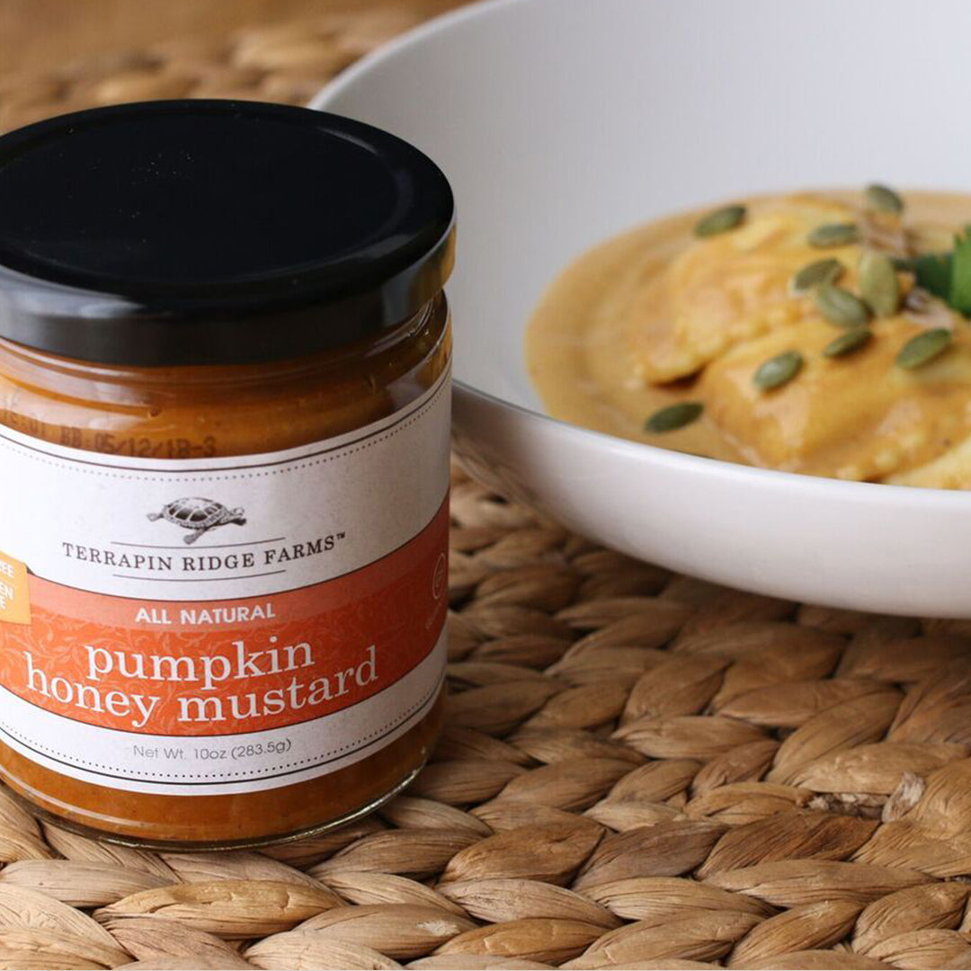 Pumpkin Honey Mustard hummus